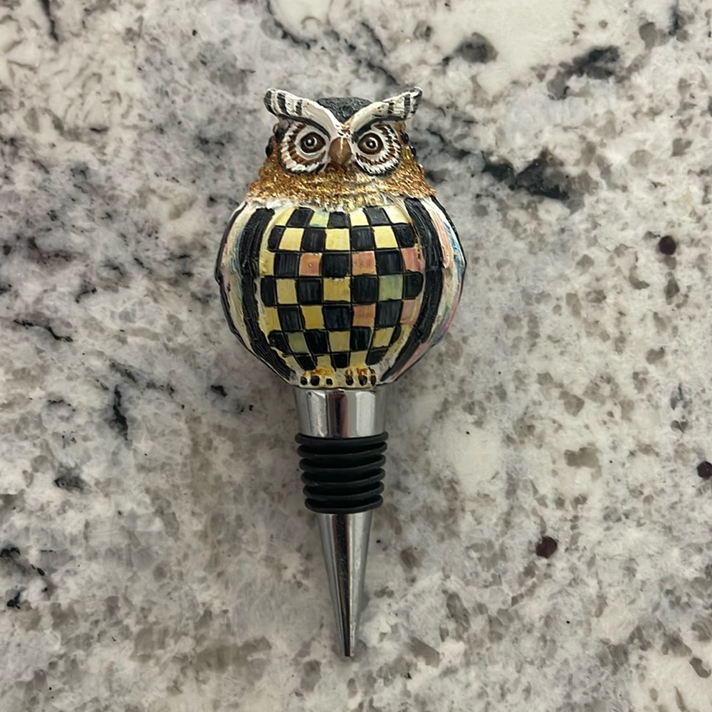 Mackenzie-Childs wine bottle stopper